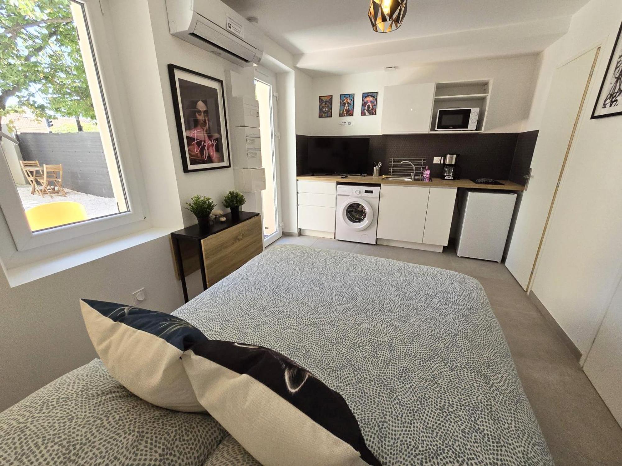 Gregbnb - Studio 17M2 - Terrasse - Clim - Ouest - 5 Toulon Exteriör bild
